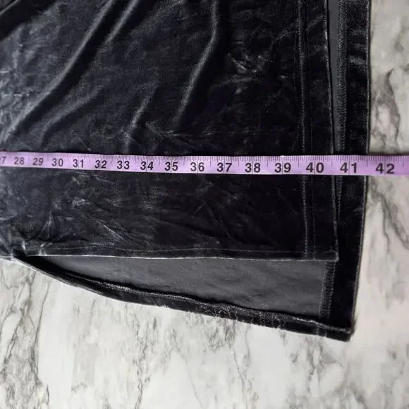 VTG Whimsical Fairy Grunge Dress Size 14 Womens XS Velvet Slit Y2K Made In USA - Picture 7 of 7